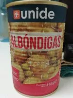 Mängden socker i Albóndigas