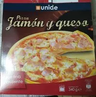 Mängden socker i Pizza jamón y queso