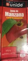 Mängden socker i Zumo de manzana