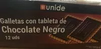 Mängden socker i Galletas con tableta de chocolate negro