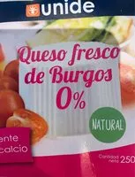 Mängden socker i Queso fresco de Burgos 0%