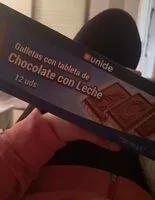 Mängden socker i Galletas con tableta de chocolate con leche