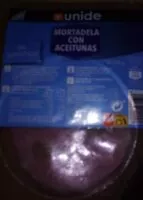 Mängden socker i Mortadela con aceitunas