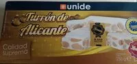 Mängden socker i Turrón de Alicante