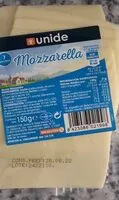 Mängden socker i Mozzarella en lonchas