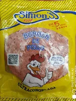 Mängden socker i Hamburguesas de pollo
