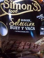 Mängden socker i Hamburguesa de buey y vaca