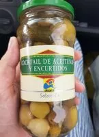 Mängden socker i Cocktail de aceitunas y encurtidos