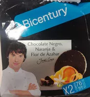 Mängden socker i Chocolate negro, naranja y flor de azahar