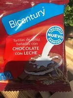 Mängden socker i Tortitas de arroz bañadas con chocolate con leche