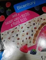 Mängden socker i Snack de chocolate blanco y trocitos de frutos rojos
