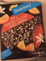 Mängden socker i Snack de chocolate negro a la flor de azahar y trocitos de naranja