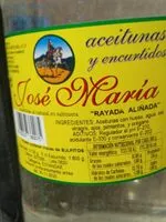 Mängden socker i Aceitunas