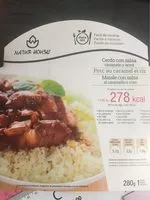 Mängden socker i Porc au caramel et riz naturhouse