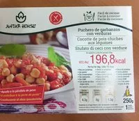 Mängden socker i Naturhouse cocotte de pois chiches aux légumes