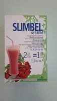 Mängden socker i Slimbel system milkshake fraises