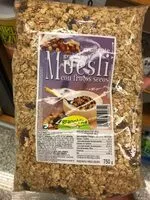 Mängden socker i Muesli con frutos secos