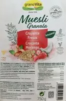 Mängden socker i Muesli crujiente con fresas