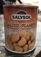 Mängden socker i Salted peanuts