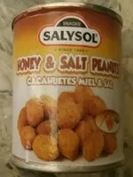 Mängden socker i Snacks Salysol Cacahuetes Miel & Sal