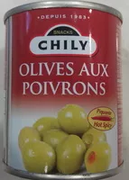 Mängden socker i Olives aux poivrons