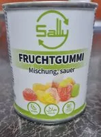 Mängden socker i Fruchtgummi sauer