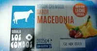 Mängden socker i Yogurt cremoso sabor macedonia