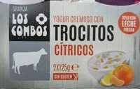 Mängden socker i Yogur cremoso con trocitos cítricos