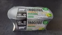 Mängden socker i Yogur cremoso con trocitos vainilla y manzana