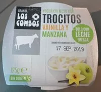 Mängden socker i Yogur cremoso con trocitos vainilla y manzana