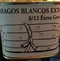 Mängden socker i Espárragos blancos