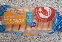Mängden socker i Pan de molde especial tostada