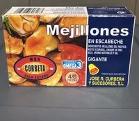 Mängden socker i Mejillones en escabeche