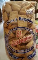 Mängden socker i Picos y regañás