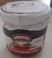 Mängden socker i Mermelada Dietética fresa con fructosa extra