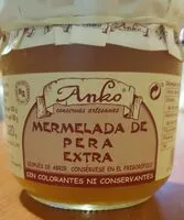 Mängden socker i Mermelada de pera