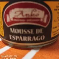 Mängden socker i Mousse de espárrago