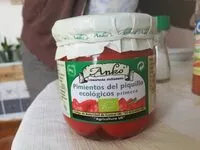 Mängden socker i Pimientos del piquillo ecológico