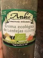 Mängden socker i Crema ecológica de lentejas