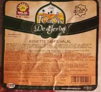 Mängden socker i Assiette tapas halal