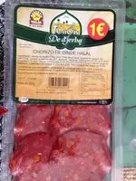 Mängden socker i Chorizo de dinde halal