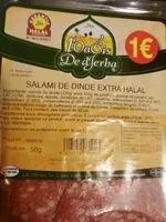 Mängden socker i Salami de dinde extra halal