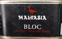 Mängden socker i Bloc de Foie Gras de pato