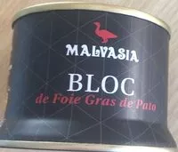 Mängden socker i Bloc de foie grass de pato