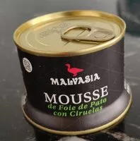 Mängden socker i Mousse de Foie de Pato con Ciruelas