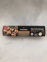 Mängden socker i Mousse de foie de pato con trufa