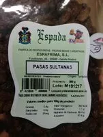 Mängden socker i Pasas sultanas