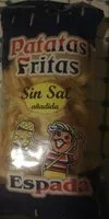 Mängden socker i Patatas fritas en aceite de girasol sin sal añadida bolsa 150 g