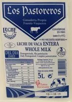 Mängden socker i Leche de vaca
