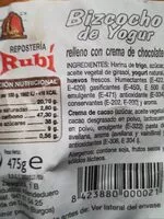 Mängden socker i BIZCOCHO de yogur